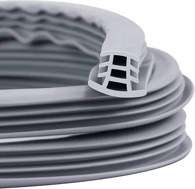 Flexible EPDM Rubber Strip (10 ft Long and 3/4 inch Wide) for Concrete Crack Repair and Replacement - Weather and Aging Resistant Expansion Joint Filler for Driveways and Sidewalks