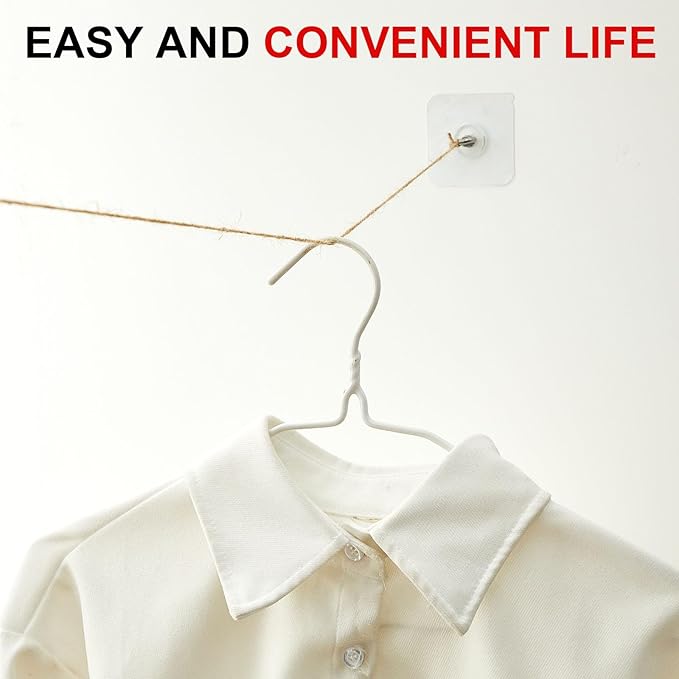 12 Pcs Heavy Duty Adhesive Ceiling Hooks Ceiling Wall Christmas Hooks Hangers Without Nails Practical Stainless Steel Waterproof for Indoor Outdoor Home Office Kitchen Hanging Plant