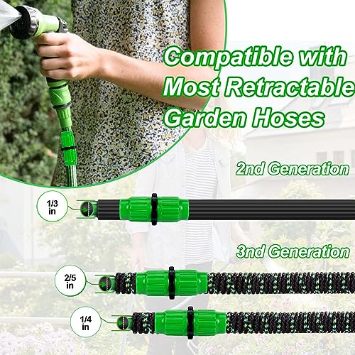 Expandable Garden Hose Repair Kit,4 PCS Dual-Channel Hose - Image 6