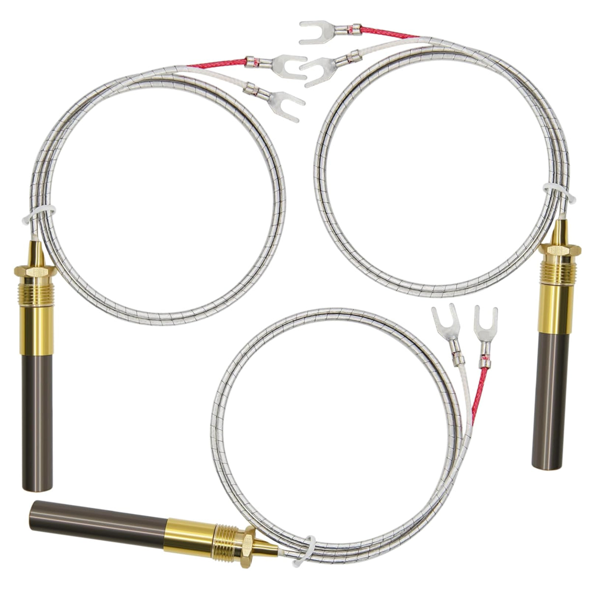 3-Pack Q313A Thermopile 750mv 24 Inch for Gas Fireplace Water - Image 1