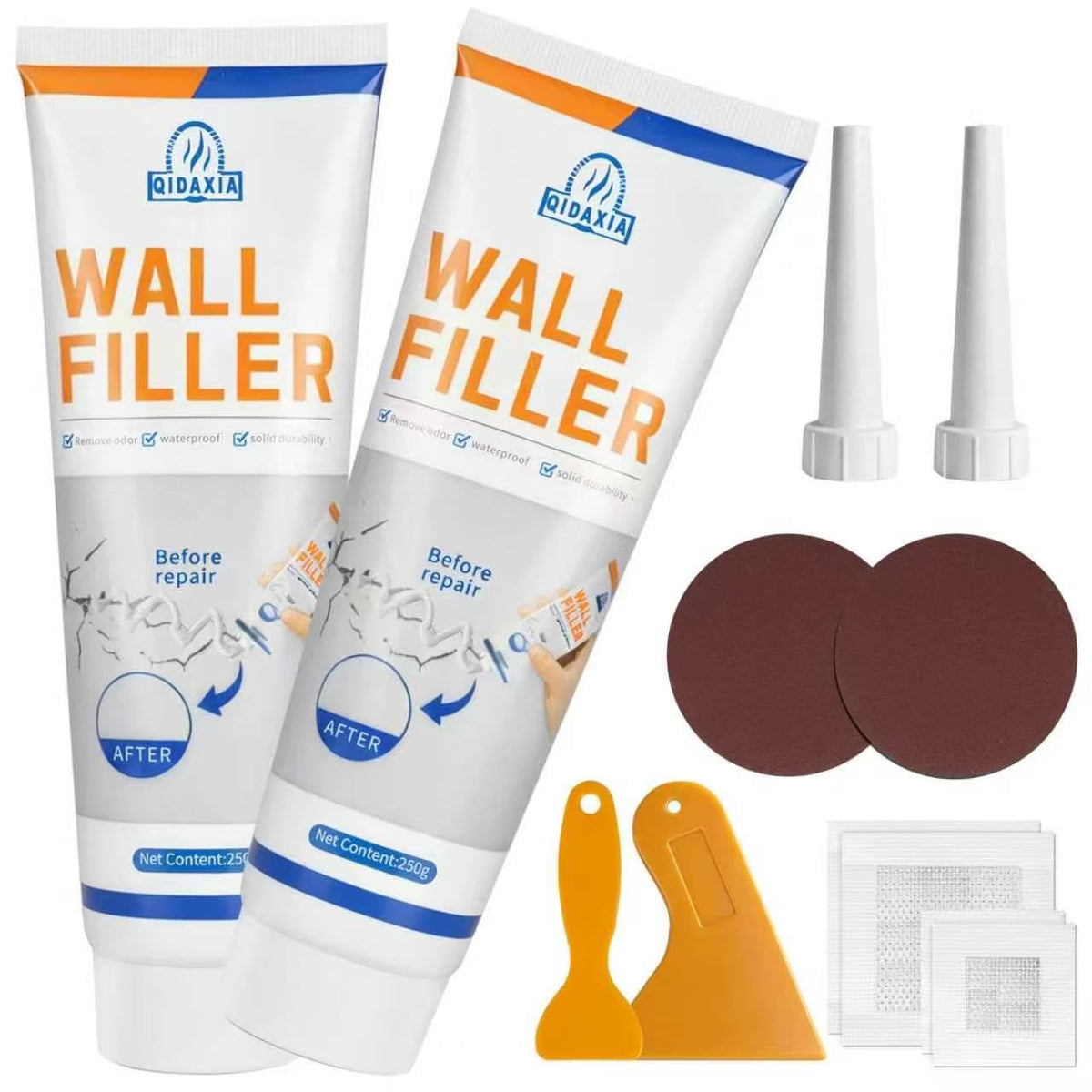 Drywall Repair Kit 2 Pack, 8.8 oz Each Wall Repair Putty Paste - Image 1