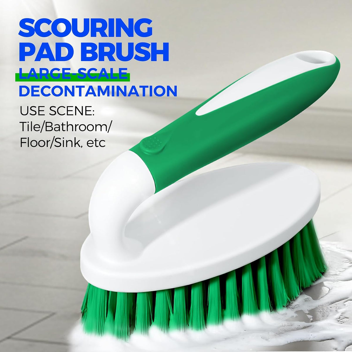 5 Pack Cleaning Scrub Brushes, Kitchen & Floor Cleaning Brushes, Durable Handheld Brush Set For Tile, Grout, Sink & Home - Image 5