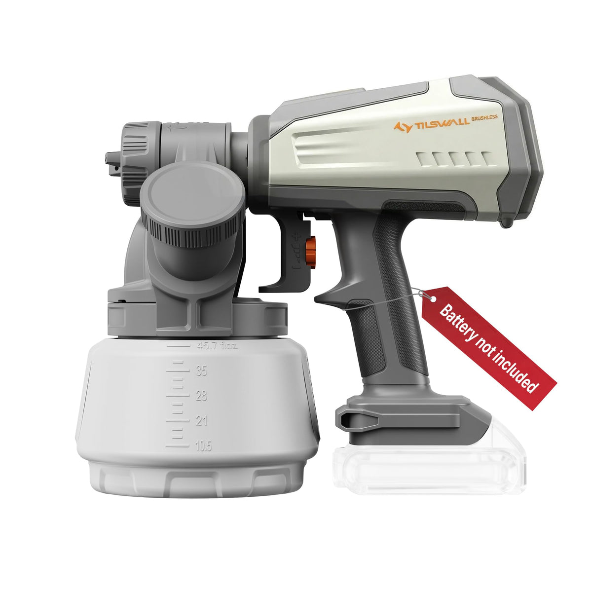 Tilswall Cordless Paint Sprayer Shark700, Fits Dewalt 20V - Image 1