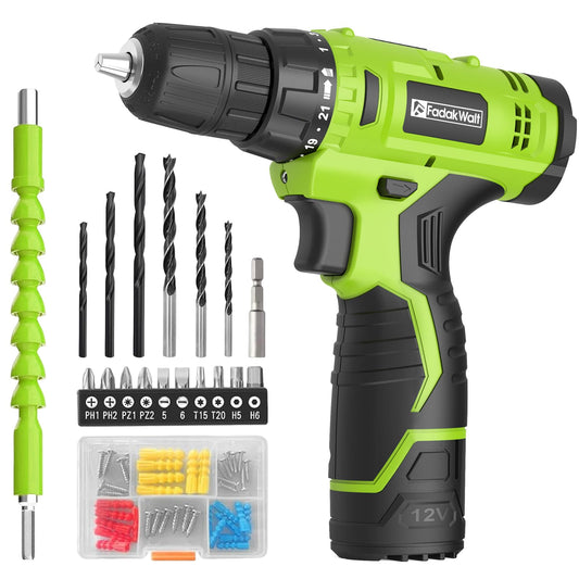FADAKWALT Cordless Drill Set,12V Power Drill Set - Image 1