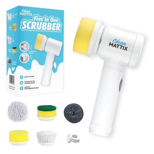 5-in-1 Electric Spin Scrubber – Cordless Power Scrubber | Home Repair - Image 1