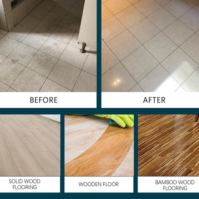 5-in-1 Hardwood Floor Cleaner, 2026 multi surface cleaner, 100 ml/3.38 oz Concentrated Multi Surface Cleaning Solution for Tile, Laminate and Wood, Streak-Free Shine for Kitchen and Bathroom (2pcs)
