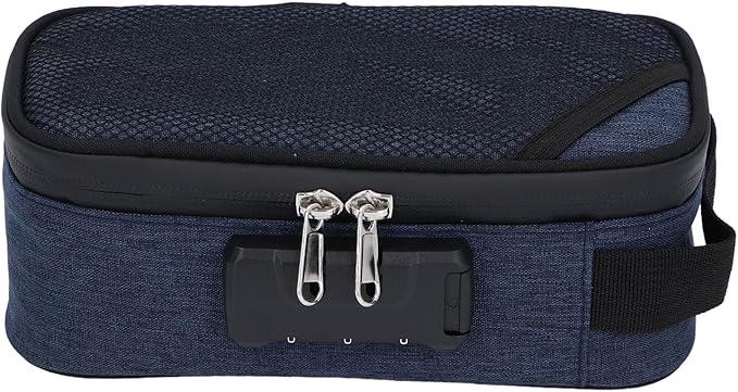 Odor Proof Pouch Organizer, Code Lock Design Smell Proof Container Portable Easy Using for Travel