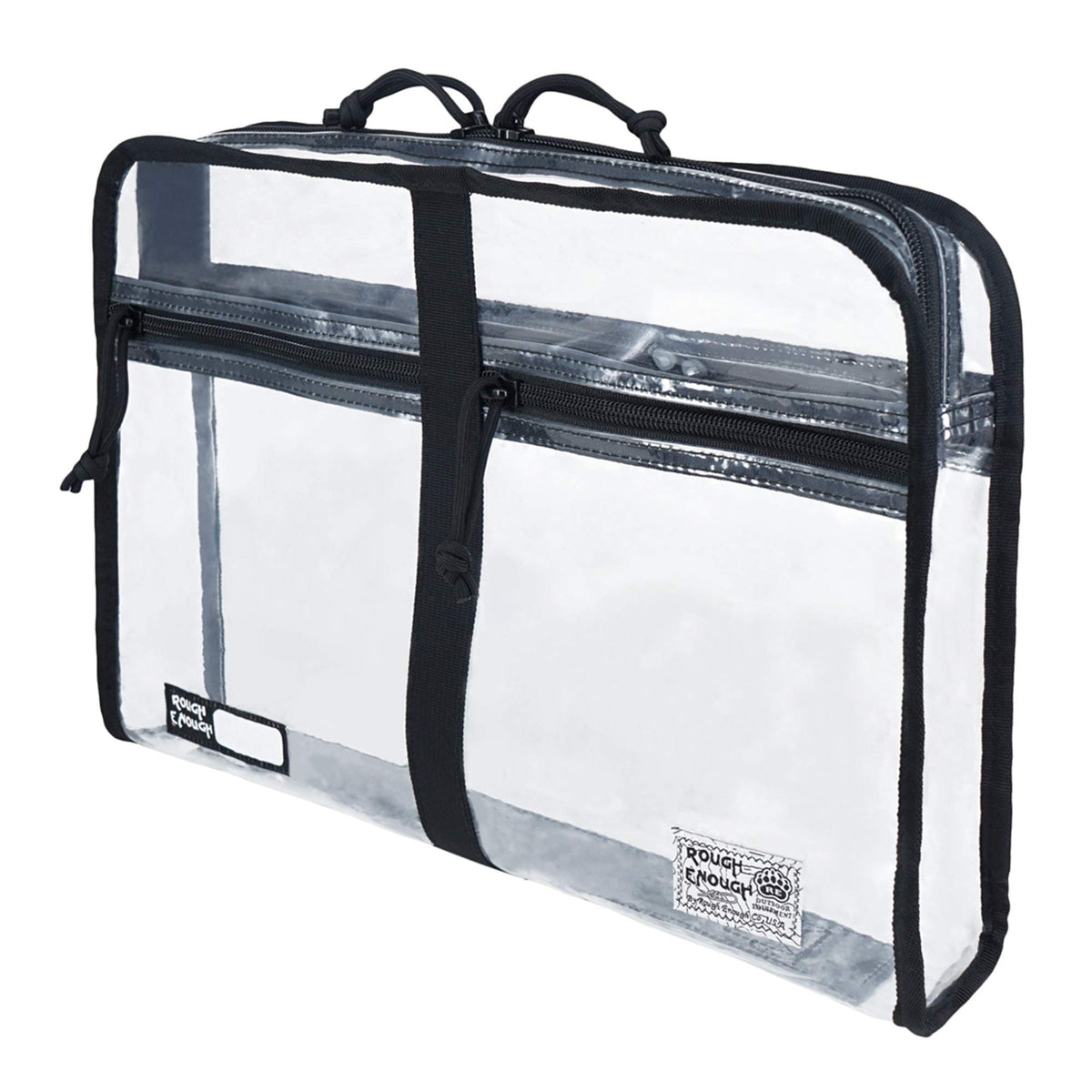 Rough Enough Clear Plastic File Folder, A4 Document Bag - Image 1