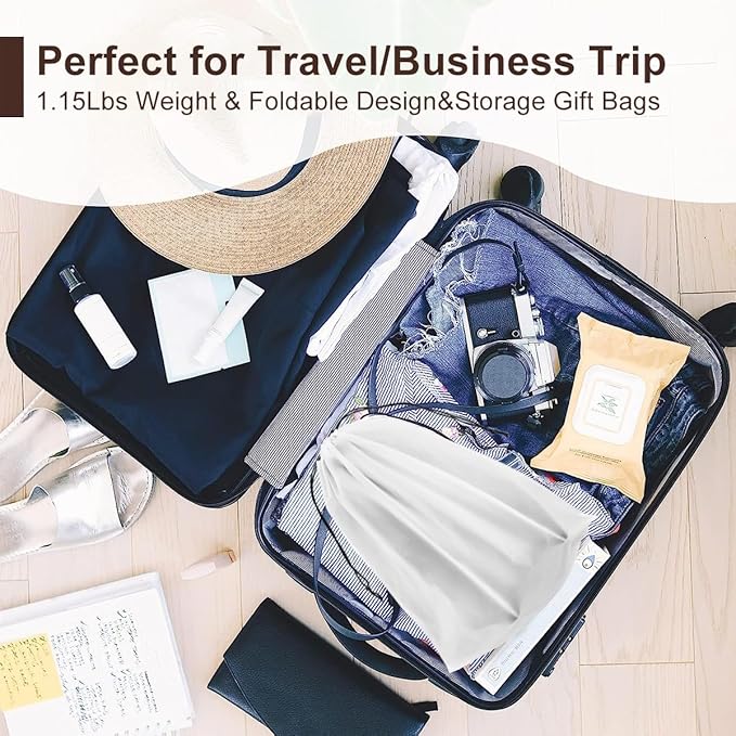 Portable Steamer Stand for Clothes, Steamer Rack Steam Iron Stand for Steaming Clothes, Travel Garment Hanger Steaming Racks, Handheld Steam Cloth Racks for RV, Home, Hotel +2 Bags+1 Lint Remover