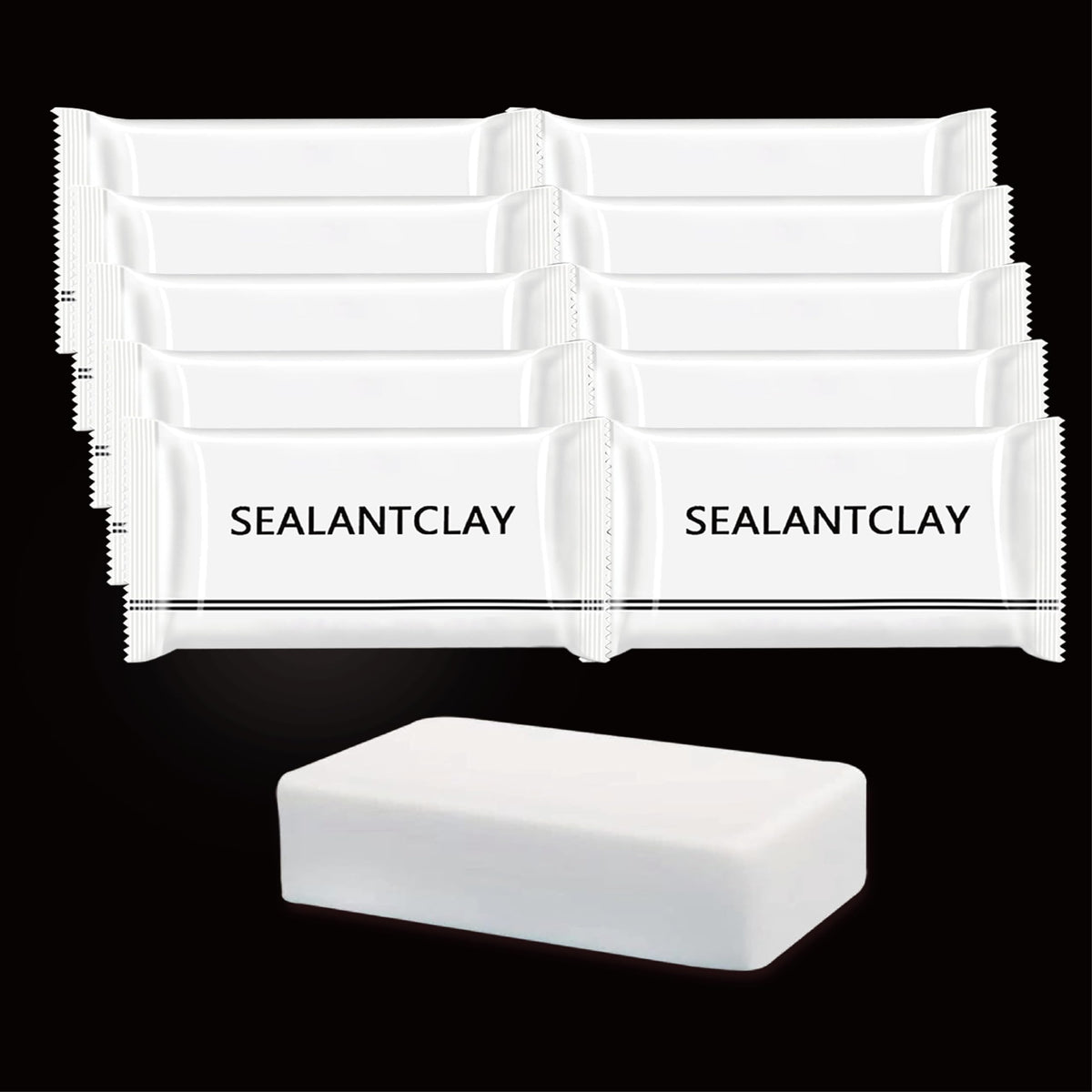 10Pack Waterproof Duct Seal Clay for Wall Hole Repair | Home Repair - Image 1