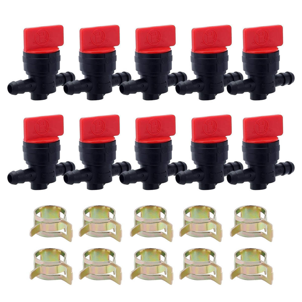 HIPA 1/4" Inline Fuel Shut Off Valve for 493960 494768 698183 - Image 1