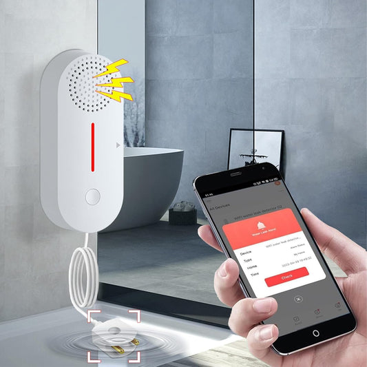 Water Detector Alarm, Smart Water Sensor Alarm Water Leak - Image 1