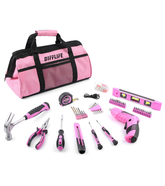 Tool Set for Women, Lady's Power Screwdriver Cordless 126-Piece - Image 1