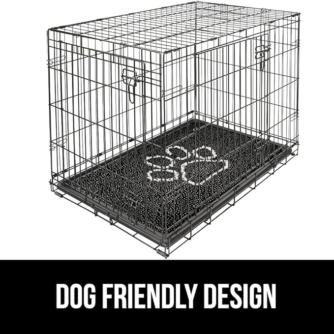 GORILLA GRIP SoakSTOPPER Dog Door Mat, Machine Washable Rug Absorbent Doormat Captures Moisture Mud Dirt, Quick Dry Soft Chenille Entryway Rugs Indoor Entrance Mats for Dog Paws, 24x17 Black White