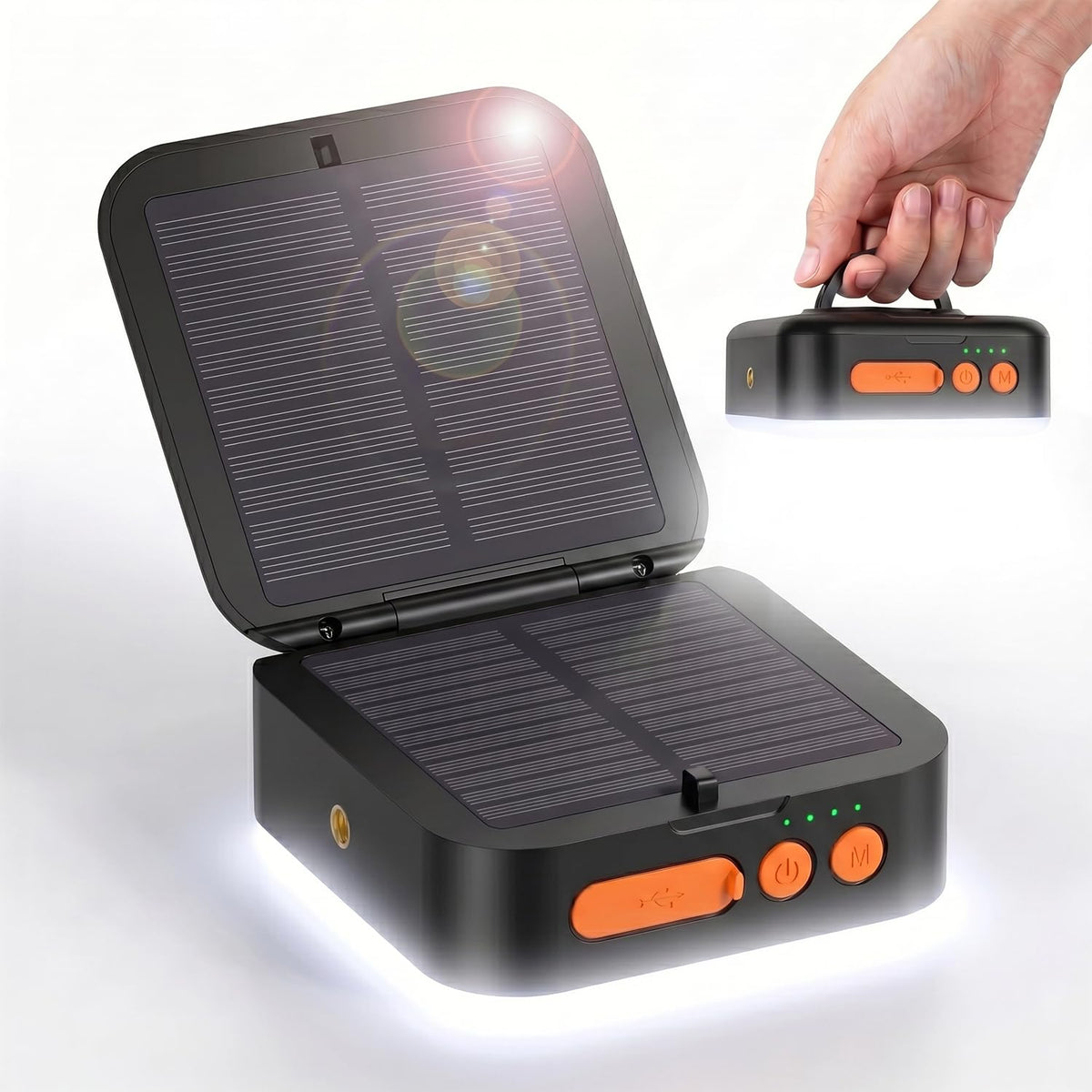Solar Camping Lantern, Solar Camping Light 5200mAh | Travel Essentials - Image 1