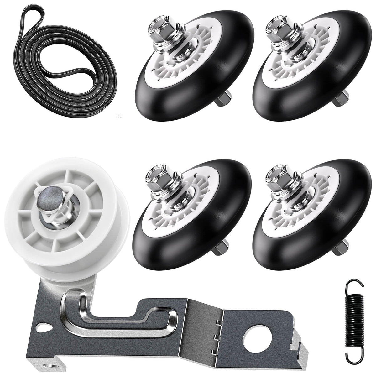 Upgraded Dryer Repair Kit Dryer Roller Kit for LG Kenmore Dryers - Image 1