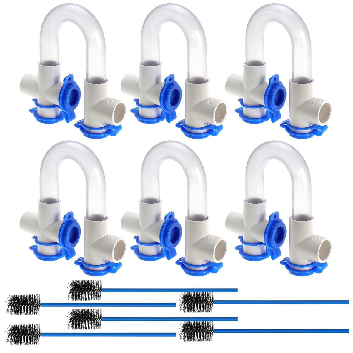 3/4" Standard Condensate Trap with 17" Cleaning Brush PVC - Image 1