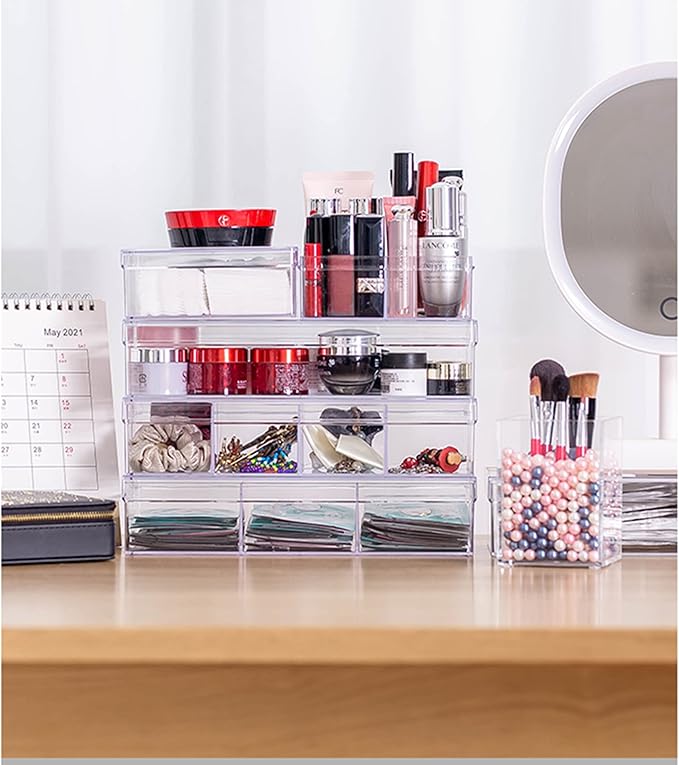 KissYou Acrylic Box Clear Display Boxes with Lids Small Plastic Square Cube Birthday Wedding Party Decoration Easter Candy Contanier