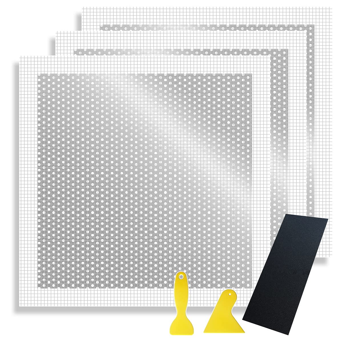 8 Inch Drywall Repair Patch with Platic Scraper for Wall | Home Repair - Image 1