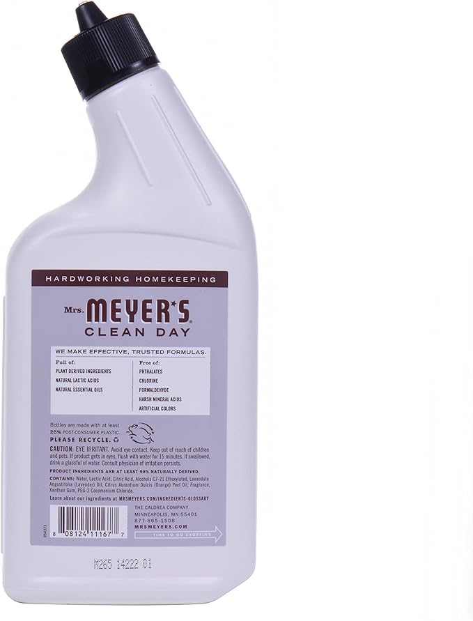 Mrs. MEYER'S Clean Day Toilet Bowl Cleaner Lavender, 24 OZ (Pack of 6)