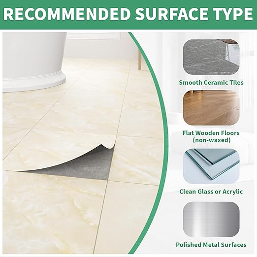 20-Pack Peel and Stick Floor Tiles Vinyl Floor 12 x 12 inch Self Adhesive Waterproof Flooring Planks DIY for Bathroom, Kitchen, Living Room, RV, Cover 20 Sq. Ft, Ivory Beige Vein Marble