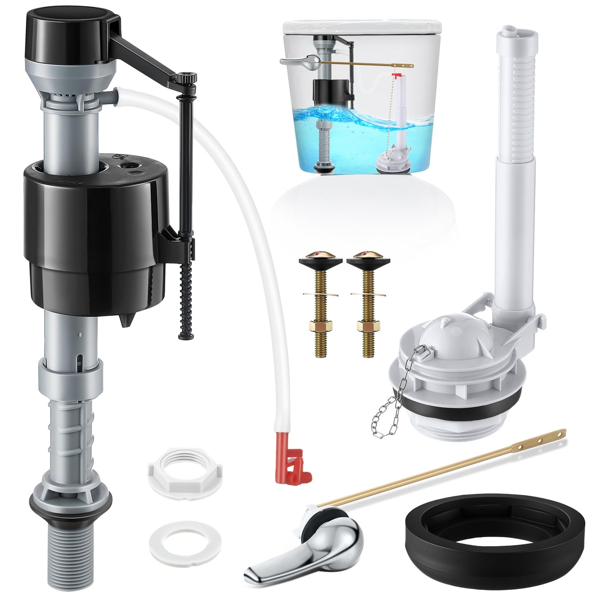 3 Inch Toilet Flusher Replacement Kit, Include 3 Inch - Image 1