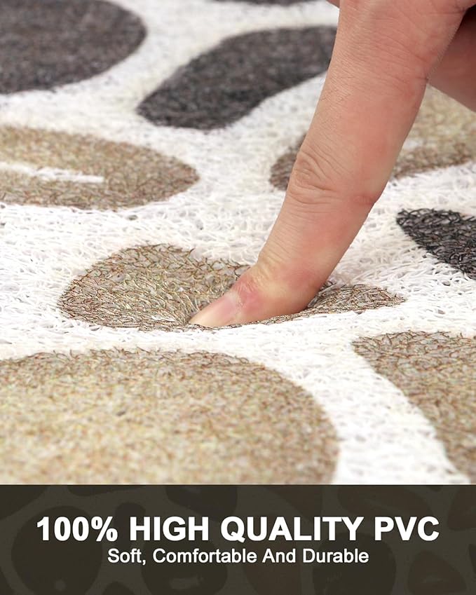 Bathtub Mat Non Slip: Anti Slip Shower Mat, Quick Drying Bath Tub Mats, Soft PVC Loofah Foot Massage Shower Floor Mat, Bath Mat for Shower, Tub, Bathroom, Floor, Kitchen, Pool, Hotel