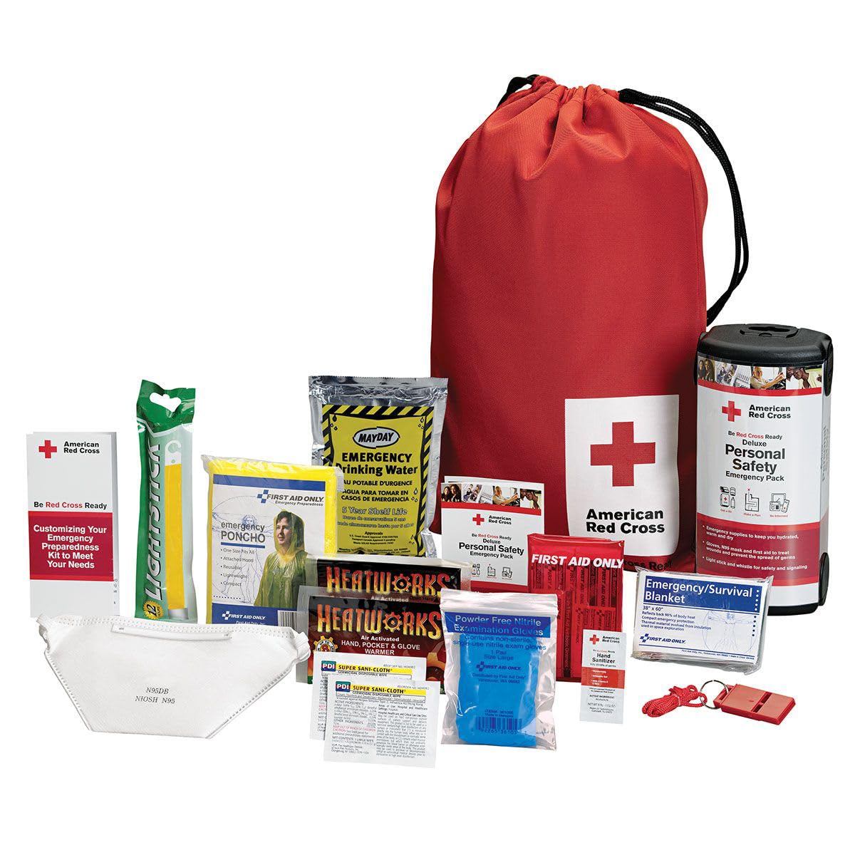American Red Cross Licensed Deluxe Personal Safety Emergency Pack - Image 1