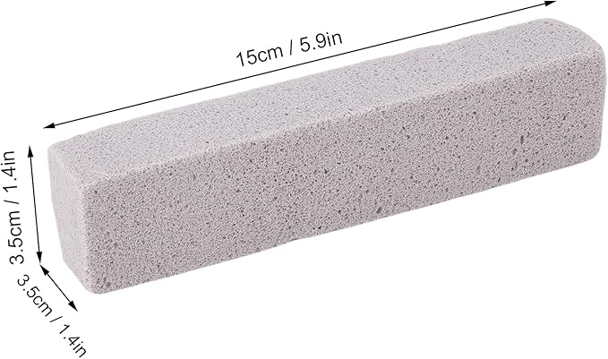 Jeffergarden 6PCS Pool Pumice Stone for, PVC Material Toilet Bowl Cleaner Stick, Heavy Duty Scouring Brush for Kitchen Sink Bathtub Shower Tile Swimming Pool Limescale Removal (53mm)