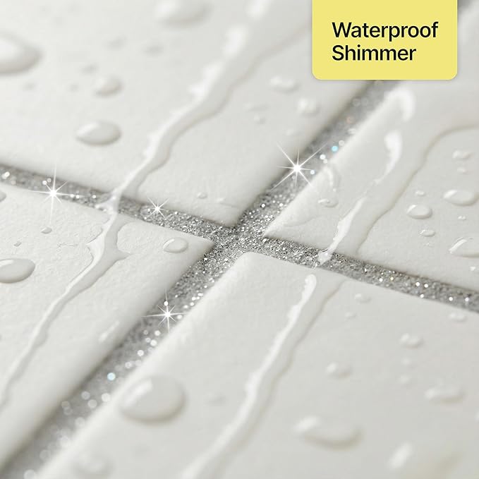Hemway Copper Glitter Grout Additive 100g Metallic Flakes for Adding Sparkle to Kitchen & Bathroom Tiles | Enhance Your Indoor Grouting Projects with a Durable Sparkly Effect