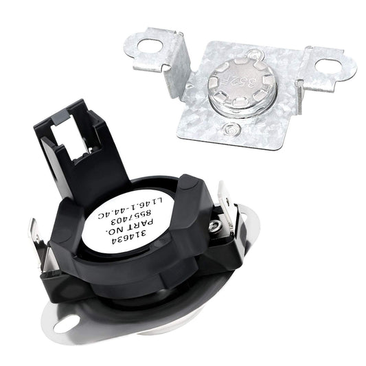 WP8557403 Dryer Thermostat&8318314 Thermal Fuse by MIFLUS - Image 1
