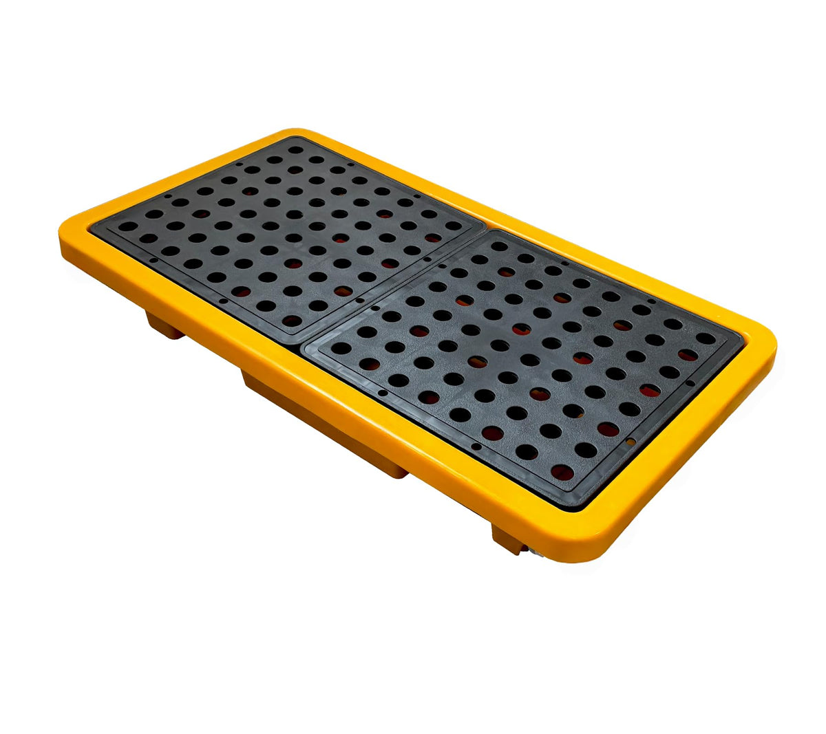 Spill Containment Pallet with Drain 5.3Gal Capacity - Image 1