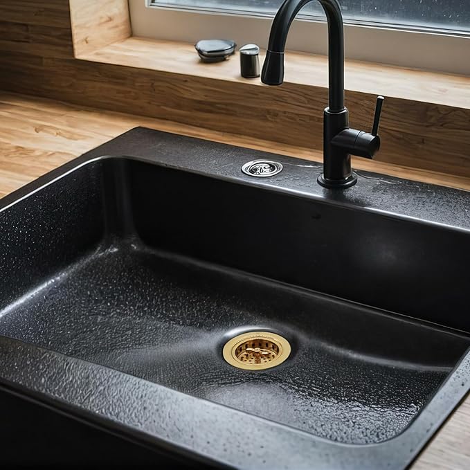 Westbrass D213-01 3-1/2" Wing Nut Twist Style Large Kitchen Sink Basket Strainer, Polished Brass
