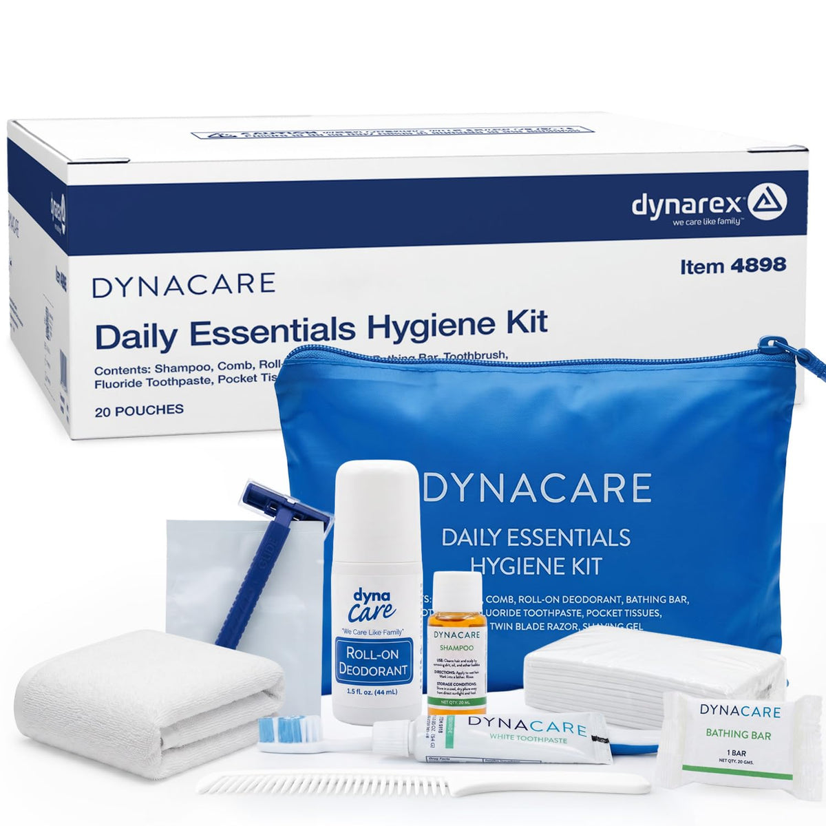 Dynarex DynaCare Daily Hygiene Kit - Travel Essentials - Image 1