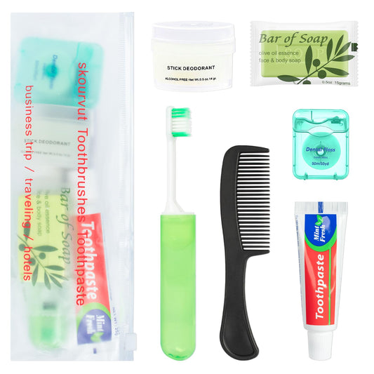20 Homeless Kit Bulk Hygiene Kits,Toiletry Kit Travel Size - Image 1