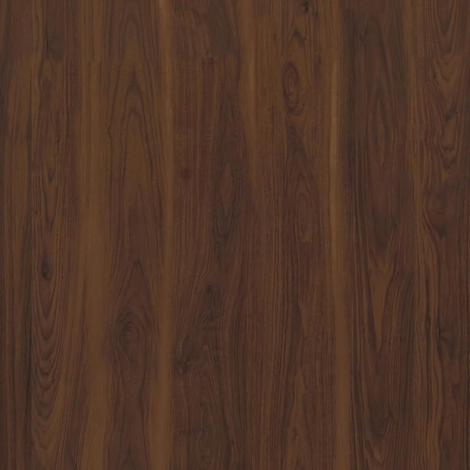 BOMENG Walnut Wood Contact Paper 32x354 inch Dark Brown Wood Wallpaper Peel and Stick Waterproof Removable Faux Wood Grain Vinyl Wrap Vintage Countertop Paper for Drawer Liner Cabinets Walls Desk