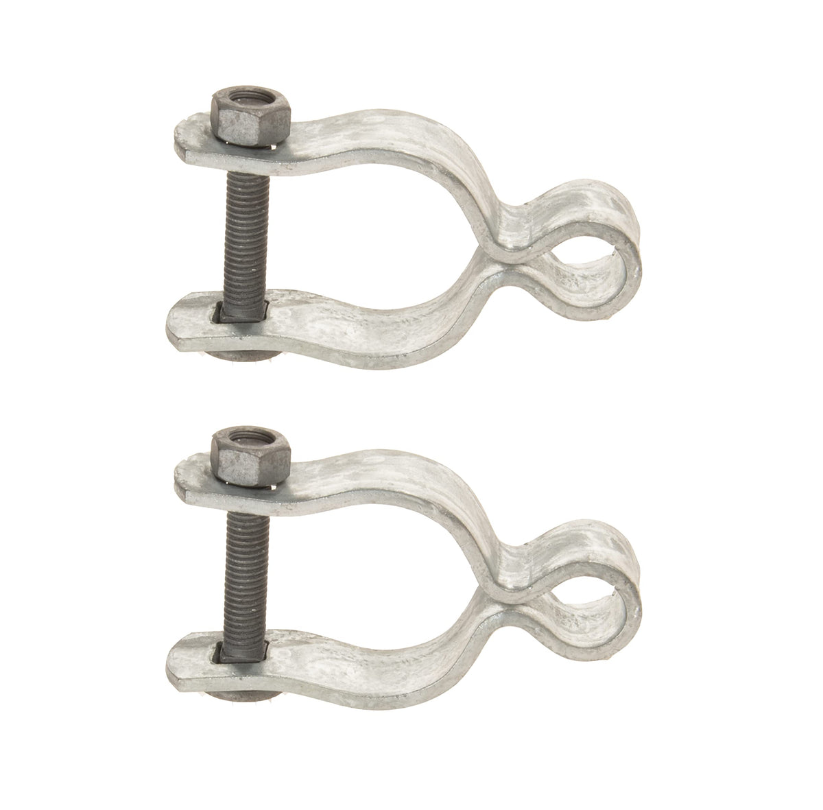 2 Pack Chain Link Fence Frame Gate Post Female Hinge - Image 1