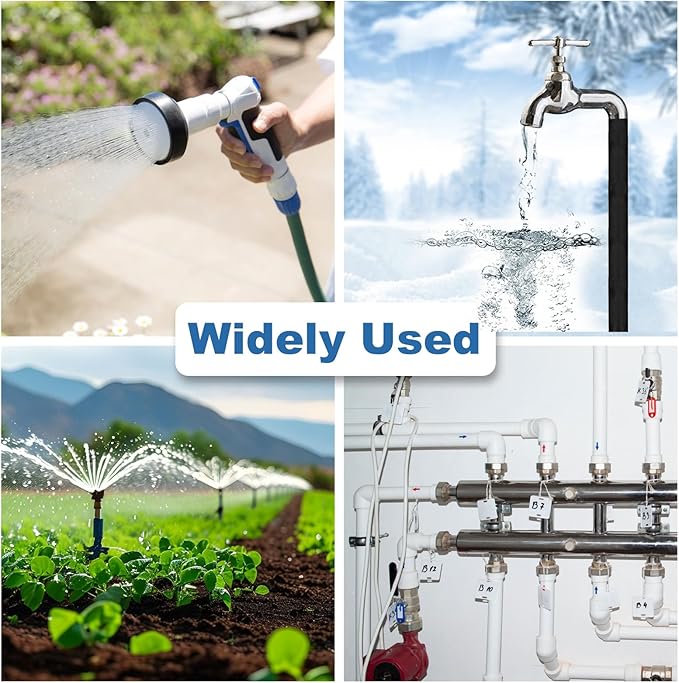Insulating Foam Pipe Covers, Outdoor Water Pipe Insulation Water Pipe Freeze Protection,Foam Tube Suitable for Outdoor and Indoor Water Pipe Pipeline(12 Pcs,1inch)