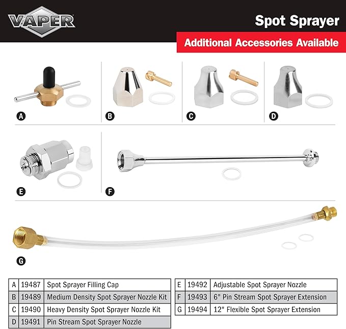 Vaper 19423 Spot Spray Non-Aerosol Sprayer - Orange