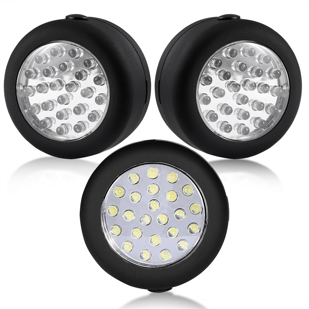 24 LED Round Magnetic Work Light Torch with Integral - Image 1