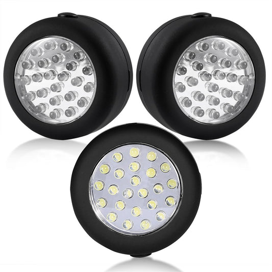 24 LED Round Magnetic Work Light Torch with Integral - Image 1