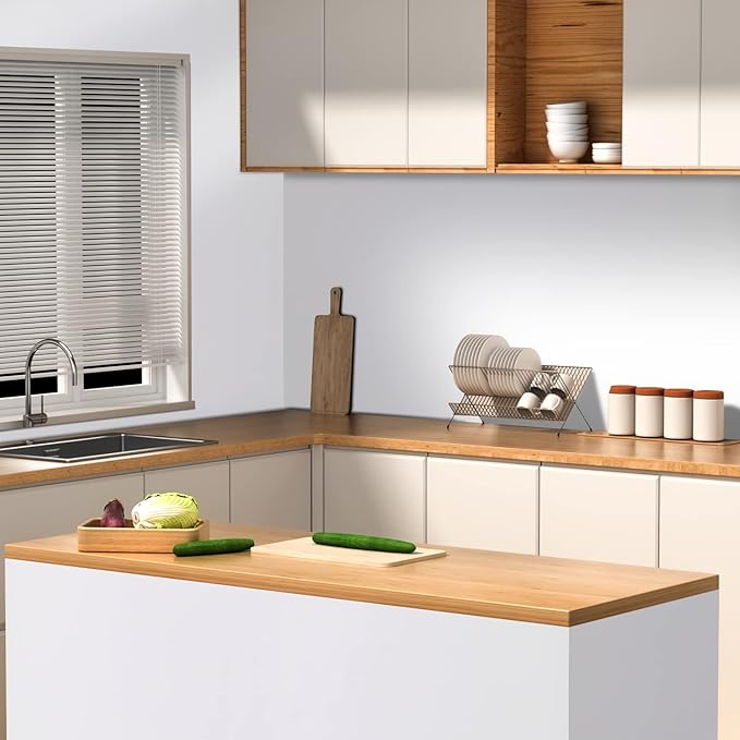 White Matte Wallpaper (15.7 x 98 Inch, Self-Adhesive, PVC, Textured, Durable, Waterproof) - Wall Decoration, Cabinets, Drawers Makeover