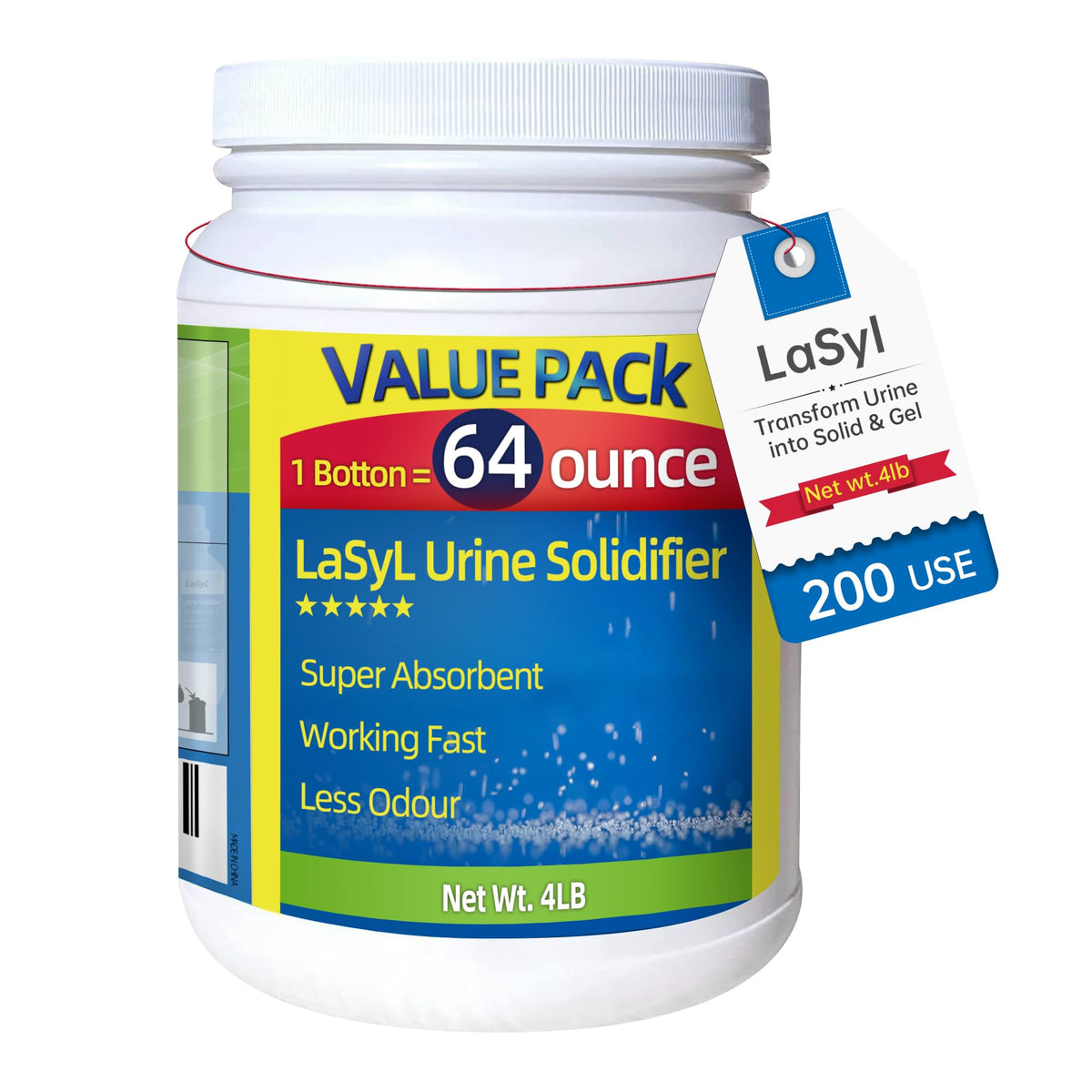 Super Absorbent Powder - 50/100/200 use, Solidify & Gel - Image 1