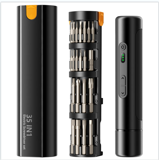 Cordless Electric Screwdriver, 35 In-1 Power Screwdriver Set - Image 1