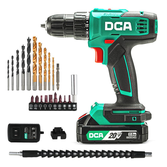 DCA Cordless Drill Set, 354 in-lbs Torque - Image 1