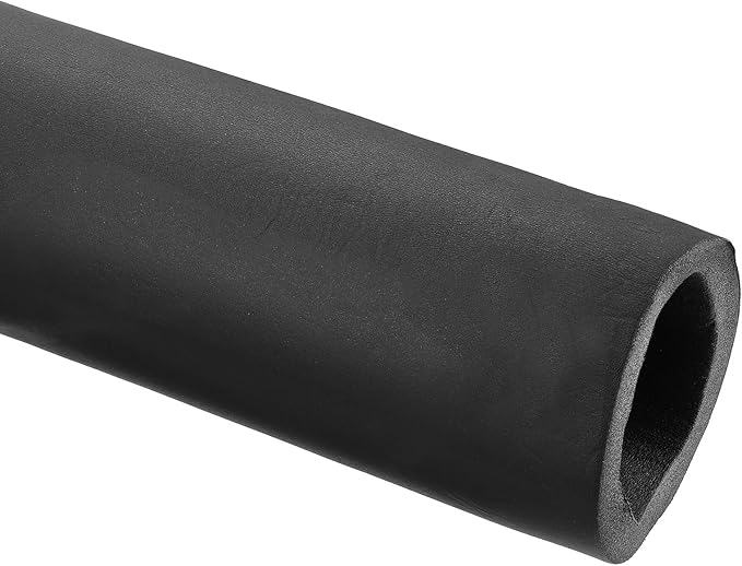 PATIKIL 70.9" L x 3-1/2"ID x 0.8" T Pipe Insulation Foam Tube, Water Pipe Insulation Tubing Heat Preservation for Plumbing Water AC Pipe Sprinkler Spigot, Black