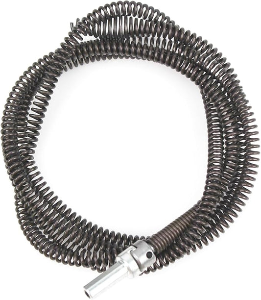Amonk Drill Snake for Plumbing 9.84Ft Drain Clog Remover Drain Auger Cable with Drill Connector 10mm Flexible Plumbing Drill Pipe Cleaner for Kitchen, Bathroom, Toilet and Shower Sink