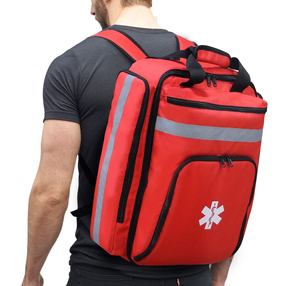 Emergency Medical Backpack,First Aid Bag Empty - Image 1
