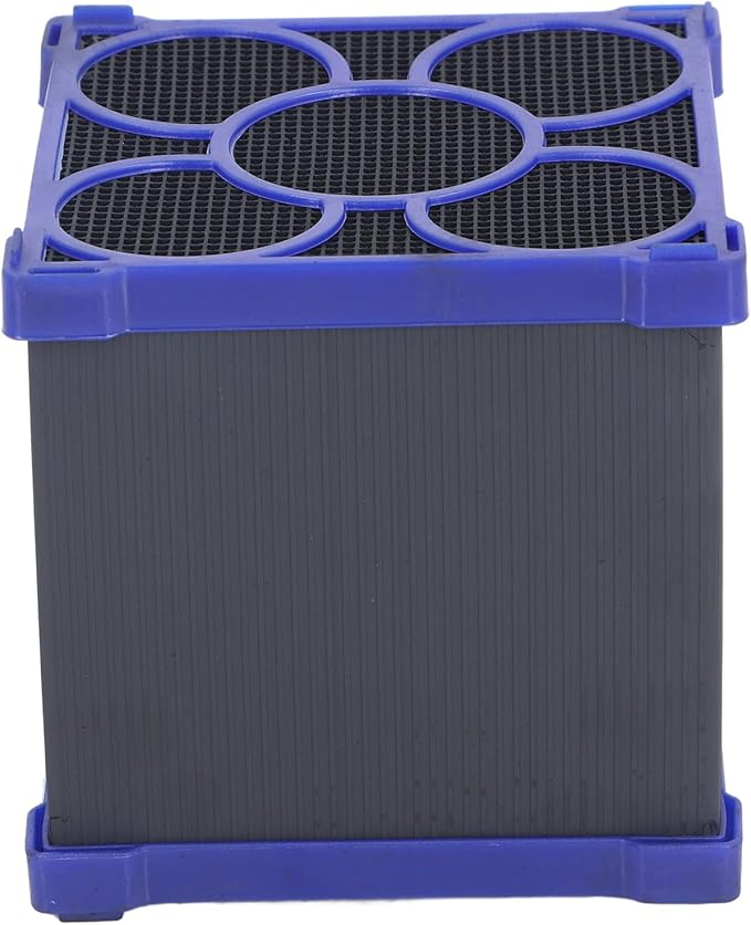 Pssopp Aquarium Water Purifier Cube Filter, High Efficiency Strong Filtration Activated Carbon Aquarium Filter for Ponds Fish Stock (10x10x10cm / 3.9x3.9x3.9in)