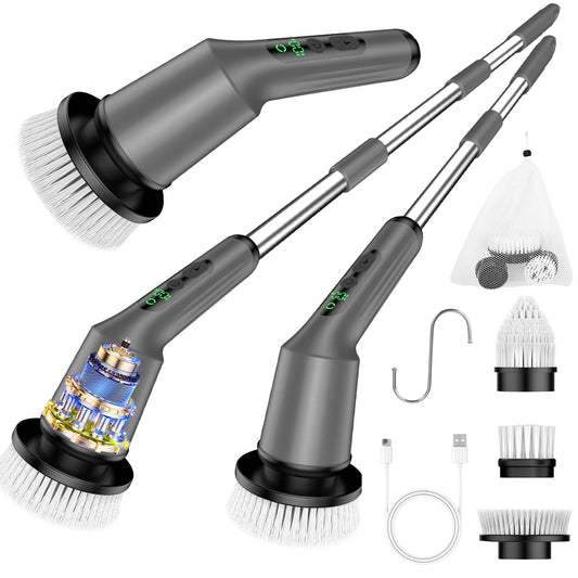 Electric Spin Scrubber for Bathroom, Shower Scrubber - Image 1